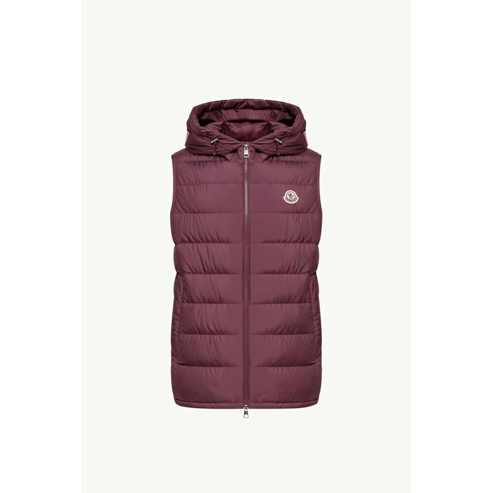 2026春夏 MONCLER モンク軌跡 メンズMARSEILLAN HOODED DOWN GILET落ちこむより良い【Burgundy 】【貨物輸送無料】【定め事品】