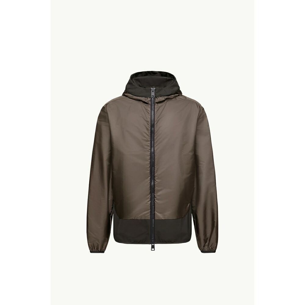 2026春夏 MONCLER モンクレール メンズGALVESTON HOODED WINDBREAKERジャケット【Brown 】【送料無料】【正規品】