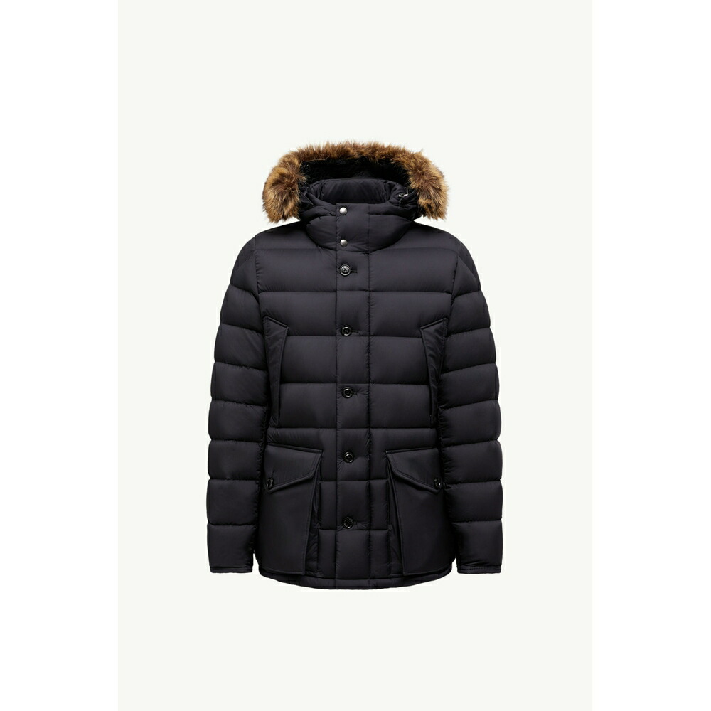 2026春夏 MONCLER モンク線路 メンズCLUNYE HOODED MID-LENGTH DOWN JACKET落ちこむ上衣【Black 】【貨物輸送無料】【置き目品】
