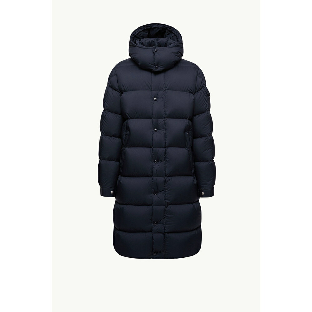 2026春夏 MONCLER モンク線路 メンズHANOVERIAN HOODED LONG DOWN JACKET落ちこむ上衣【Night Blue 】【貨物輸送無料】【置き目品】