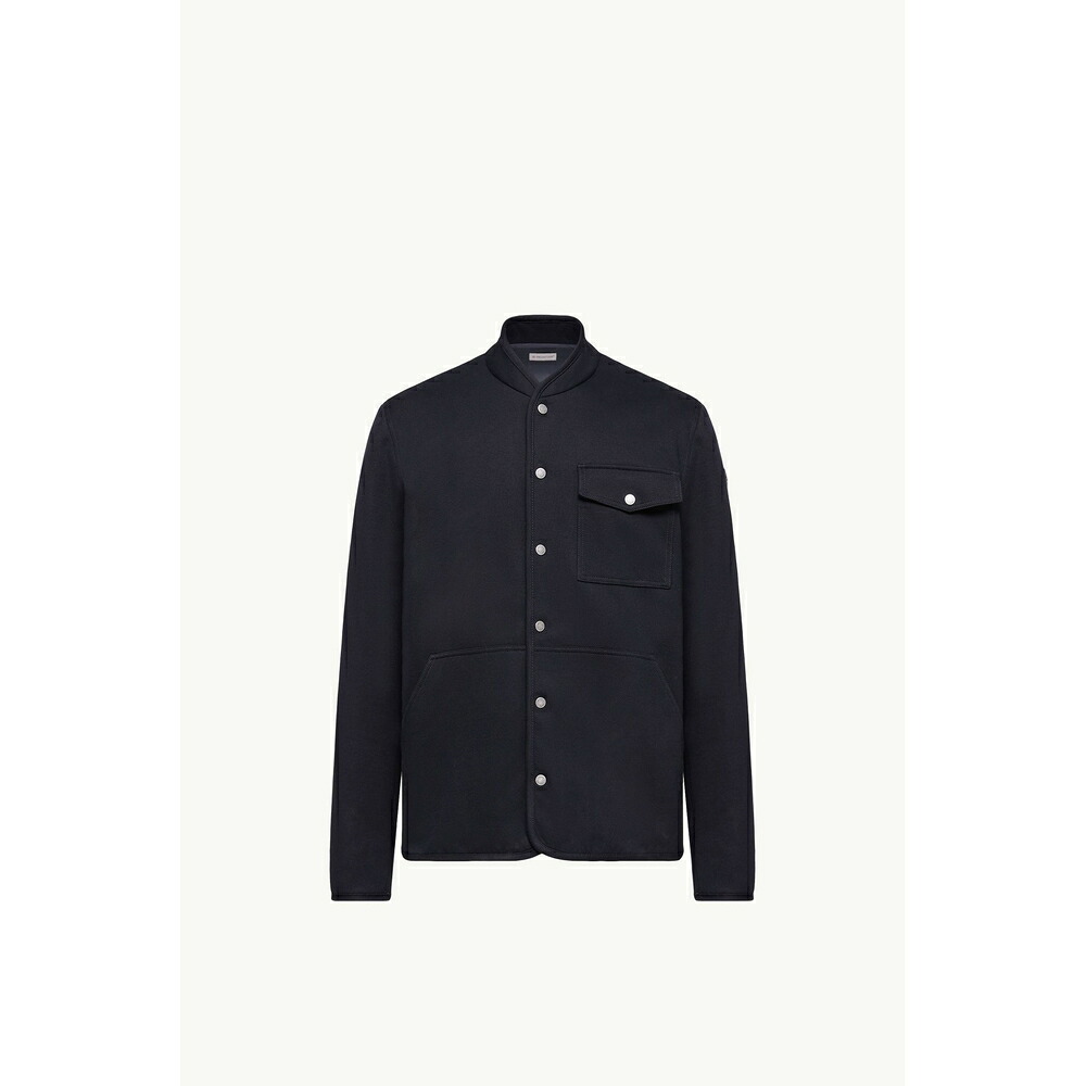 2026春夏 MONCLER モンク線路 メンズBANDELIER SHIRT JACKET上衣【Dark Blue 】【貨物輸送無料】【置き目品】