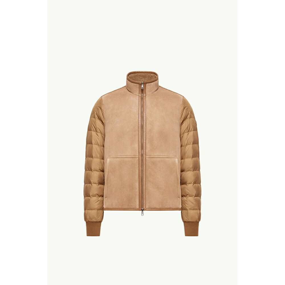 2026春夏 MONCLER モンク軌跡 メンズCRACHIN REVERSIBLE SHEARLING \u0026 NAPPA SHORT DOWN JACKET落ちこむ上衣【Beige 】【貨物輸送無料】【定め事品】