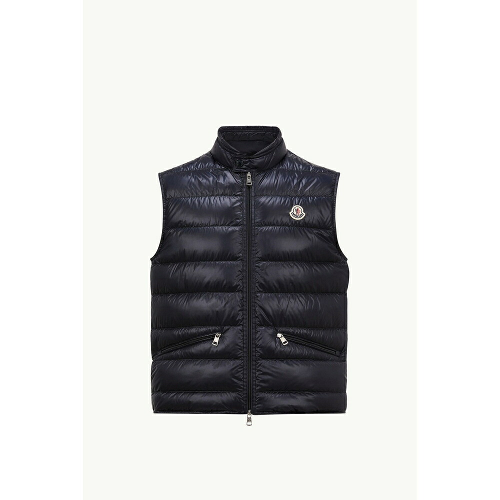 2026春夏 MONCLER モンク軌跡 メンズグラフィカルユーザーインターフェース PACKABLE DOWN GILET落ち込むより良い【Night Blue 】【貨物輸送無料】【定まり品】