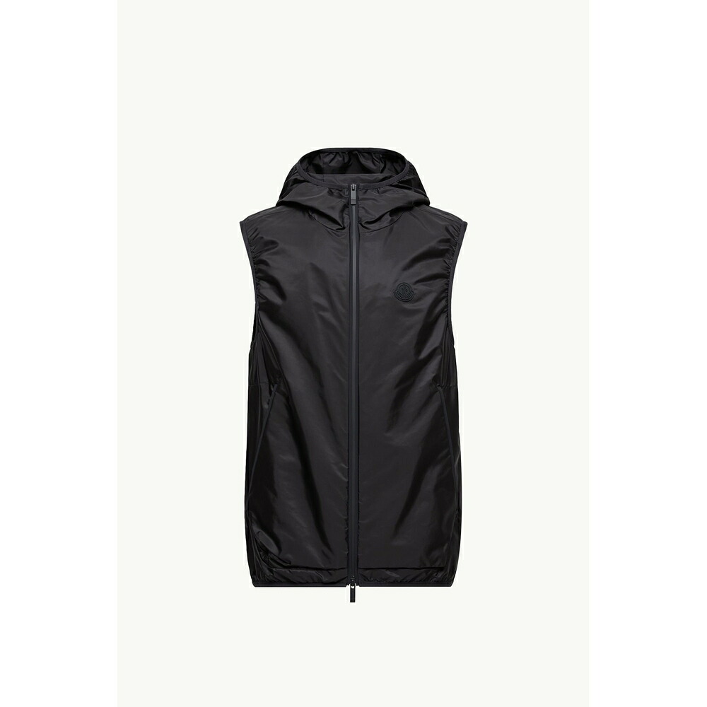 2026春夏 MONCLER モンク軌跡 メンズMORETAN HOODED GILET落ち込むより良い【Black 】【貨物輸送無料】【定まり品】