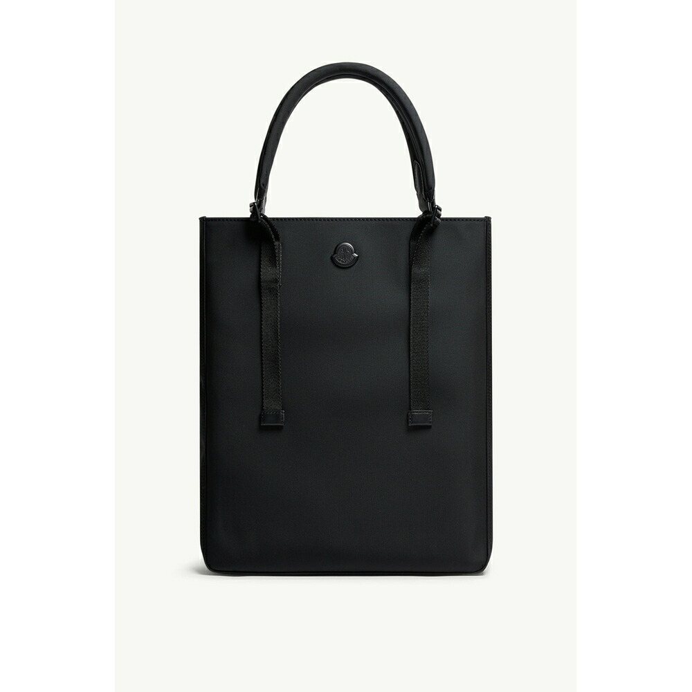 2026春夏 MONCLER モンク線路 メンズPIERRICK WATER-REPELLENT TOTE BAGトートバッグ【Black 】【貨物輸送無料】【置き目品】