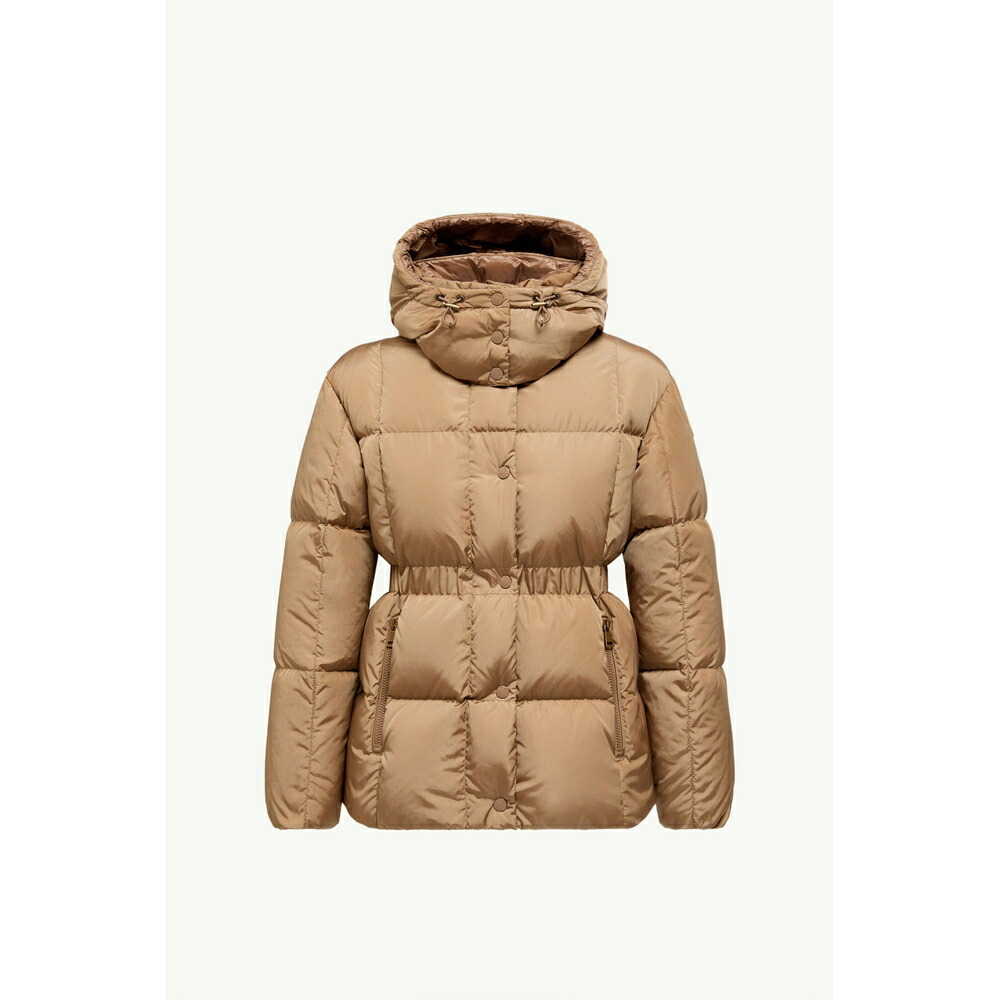 2026春夏 MONCLER モンクレール レディースAGNEUX SQUARE-QUILTED HOODED SHORT DOWN JACKETダウンジャケット【Beige 】【送料無料】【正規品】 224,650円