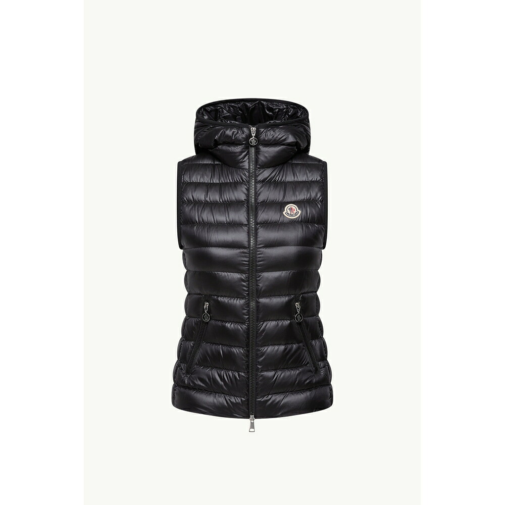 2026春夏 MONCLER モンク軌跡 レディースGLYGOSSE HOODED DOWN GILET落ちこむより良い【Black 】【貨物輸送無料】【定め事品】