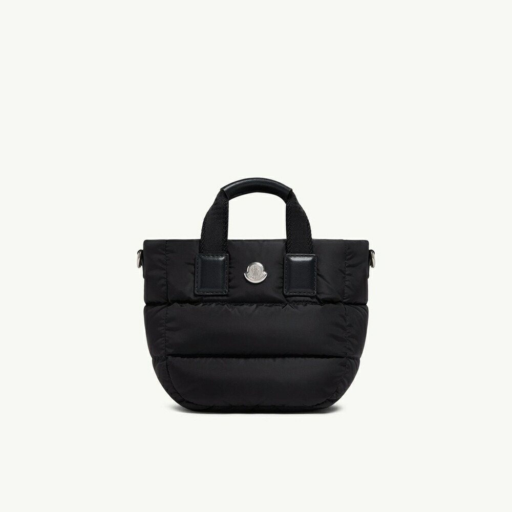 2026春夏 MONCLER モンクレール レディースMICRO CARADOC TOTE BAGトートバッグ【Black 】【送料無料】【正規品】