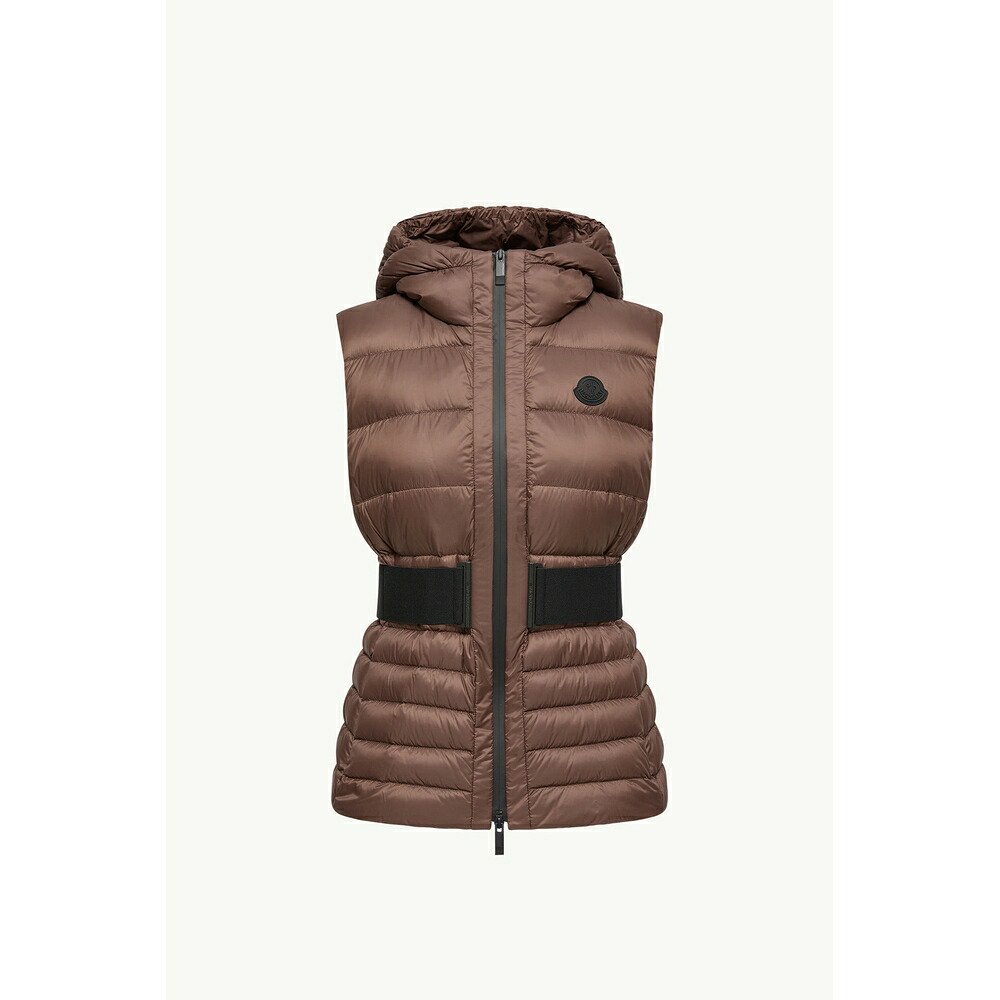 2026春夏 MONCLER モンク軌跡 レディースMELIA HOODED DOWN GILET落ちこむより良い【Brown 】【貨物輸送無料】【定め事品】