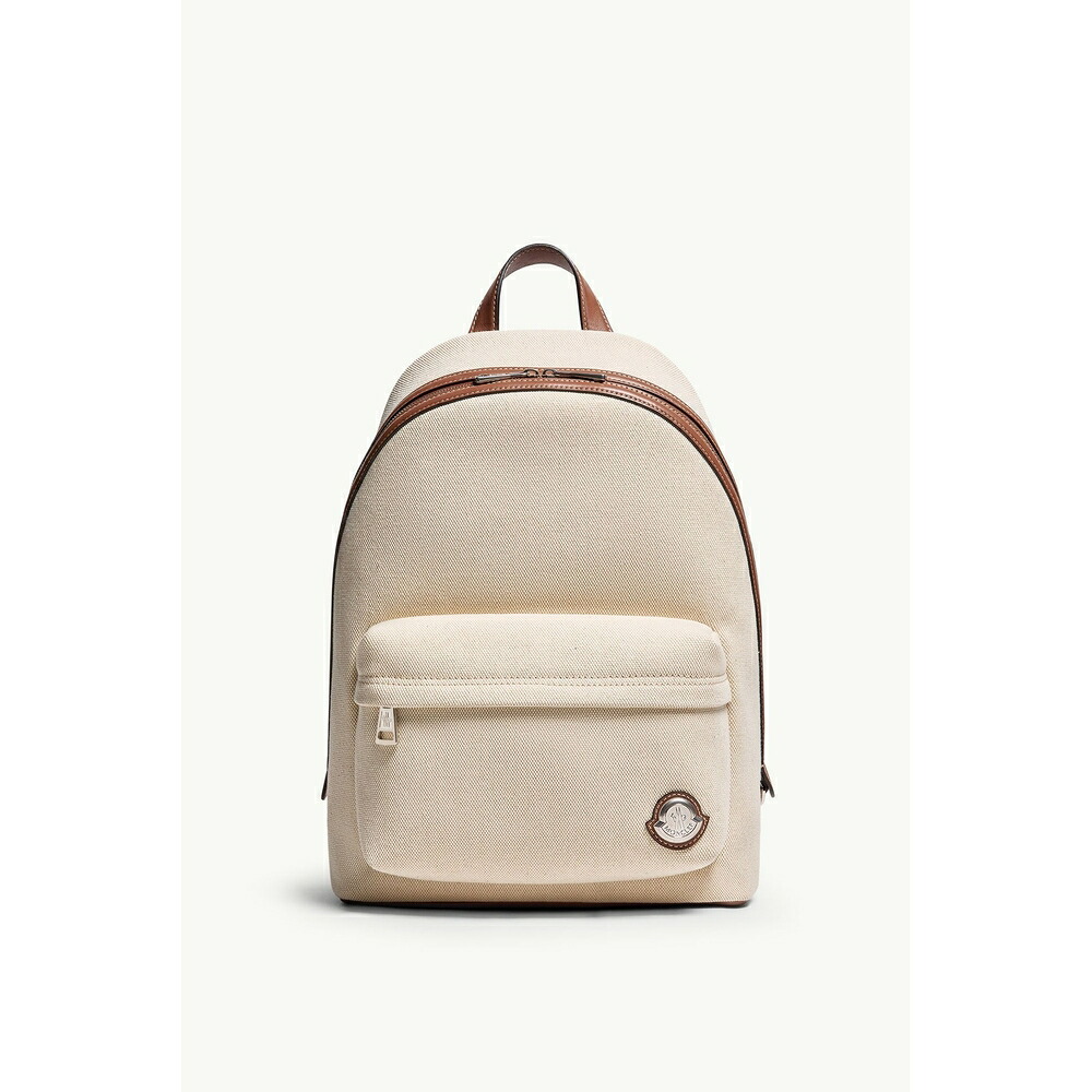 2026春夏 MONCLER モンク軌跡 メンズCARLO BACKPACK BAGうしろ側容器に並べる【White Ivory 】【貨物輸送無料】【定め事品】