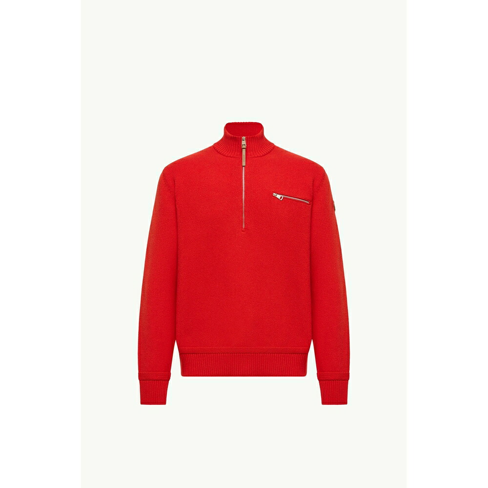 2026/27秋冬 MONCLER モンクレール メンズWOOL & CASHMERE BLEND POLO NECK JUMPERジャケット【Red 】【送料無料】【正規品】｜ブランドバッグ・雑貨CELEBRITY