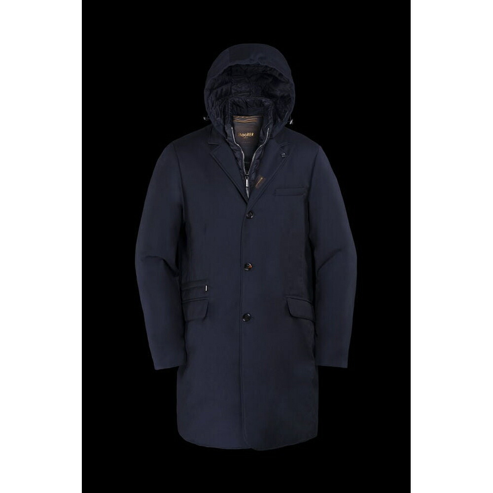 ムーレー MooRER 2025/26秋冬 メンズ REDON-PUM上衣【darkblu 】【貨物輸送無料】【置き目品】