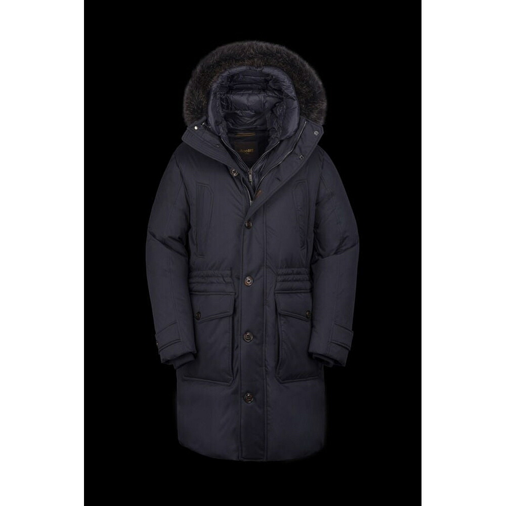ムーレー MooRER 2025/26秋冬 メンズ HELSINKY-ADS落ち込む上衣【darkblu 】【貨物輸送無料】【定まり品】
