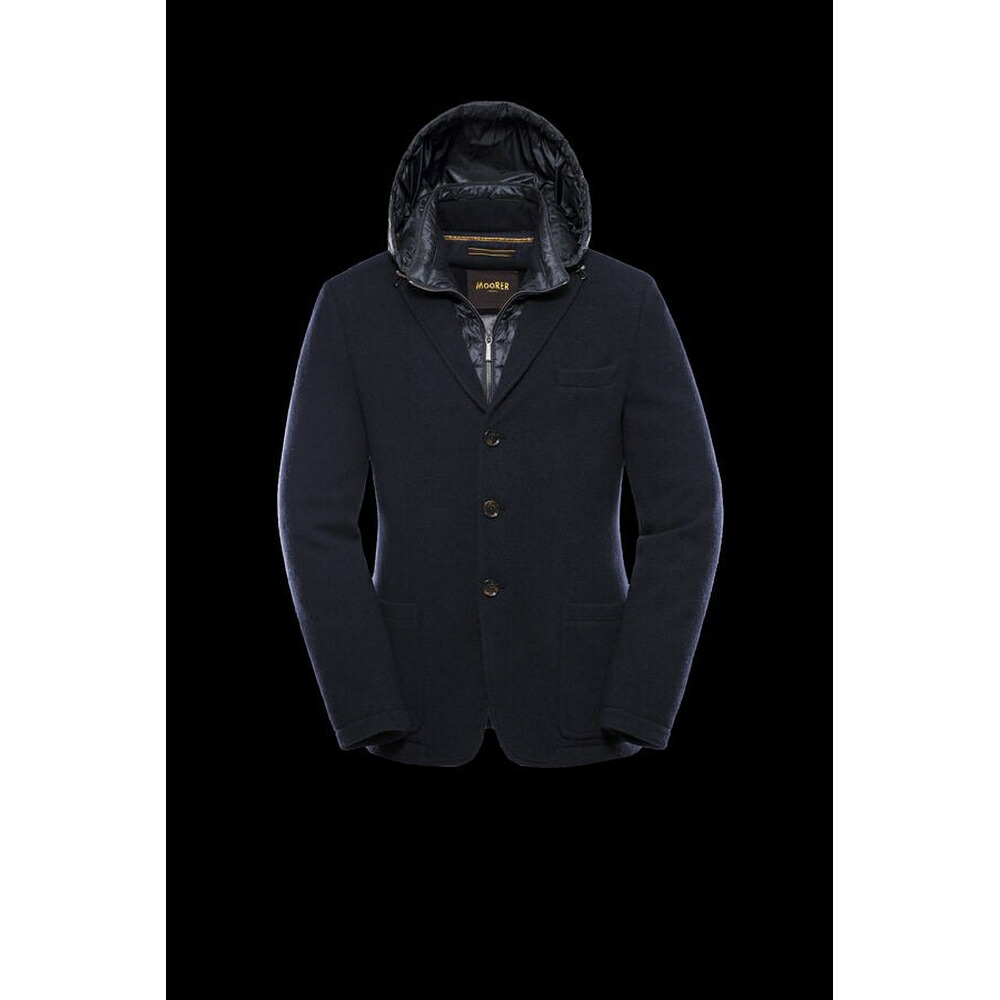 ムーレー MooRER 2025/26秋冬 メンズ BELLOTTO-MRW上衣【navy 】【貨物輸送無料】【置き目品】