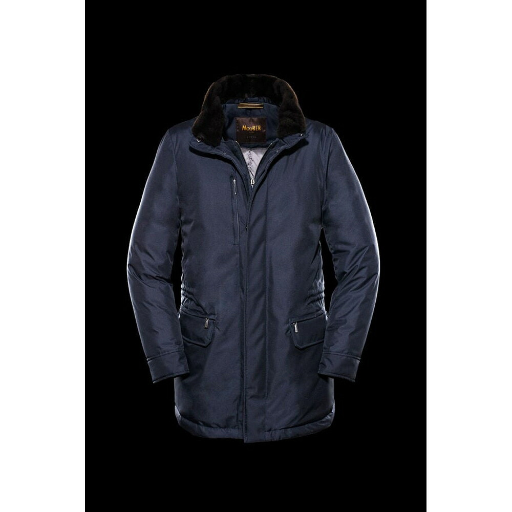 ムーレー MooRER 2025/26秋冬 メンズ BERNIER-ADS上衣【dark blu 】【貨物輸送無料】【置き目品】