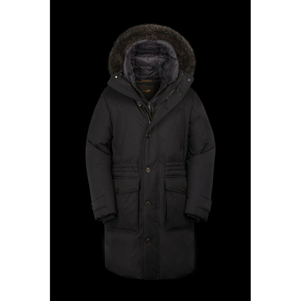ムーレー MooRER 2025/26秋冬 メンズ HELSINKY-ADS上衣【nero 】【貨物輸送無料】【定まり品】