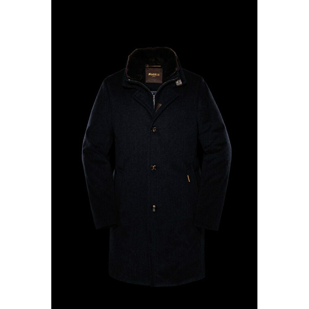 ムーレー MooRER 2025/26秋冬 メンズ BOND-FUR-LE上衣【navy 】【貨物輸送無料】【置き目品】
