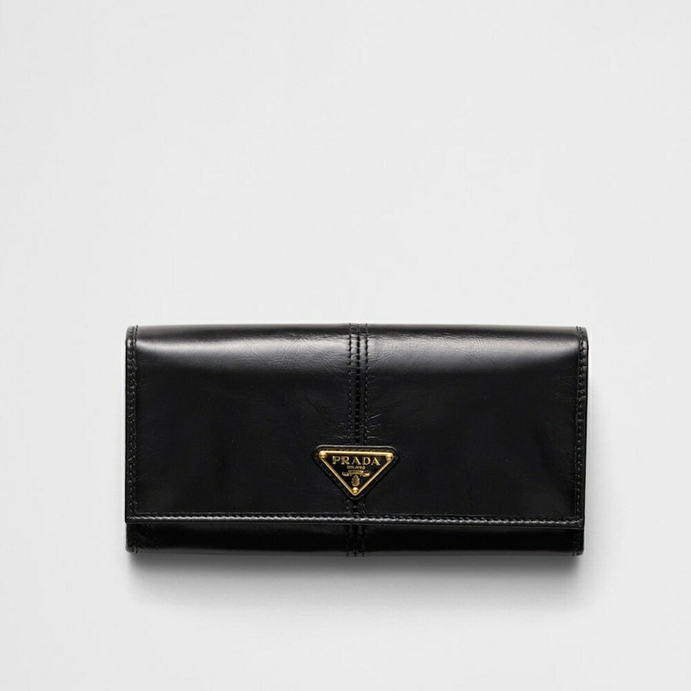 プラダ PRADA 2026春夏 レディース ソフトルックスレザー 財布1MH132_2CYR_F0002【ブラック 】【送料無料】【正規品】|ブランドバッグ・雑貨CELEBRITY