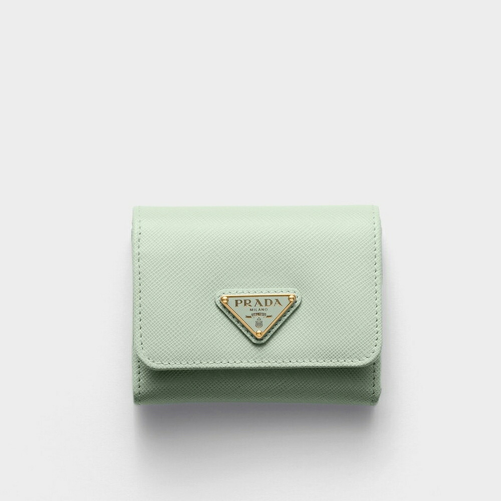 プラダ PRADA 2026春夏 レディース サフィアーノレザー 財布1MH043_2IGZ_F0934【パステルグリーン 】【送料無料】【正規品】｜ブランドバッグ・雑貨CELEBRITY 73,260円
