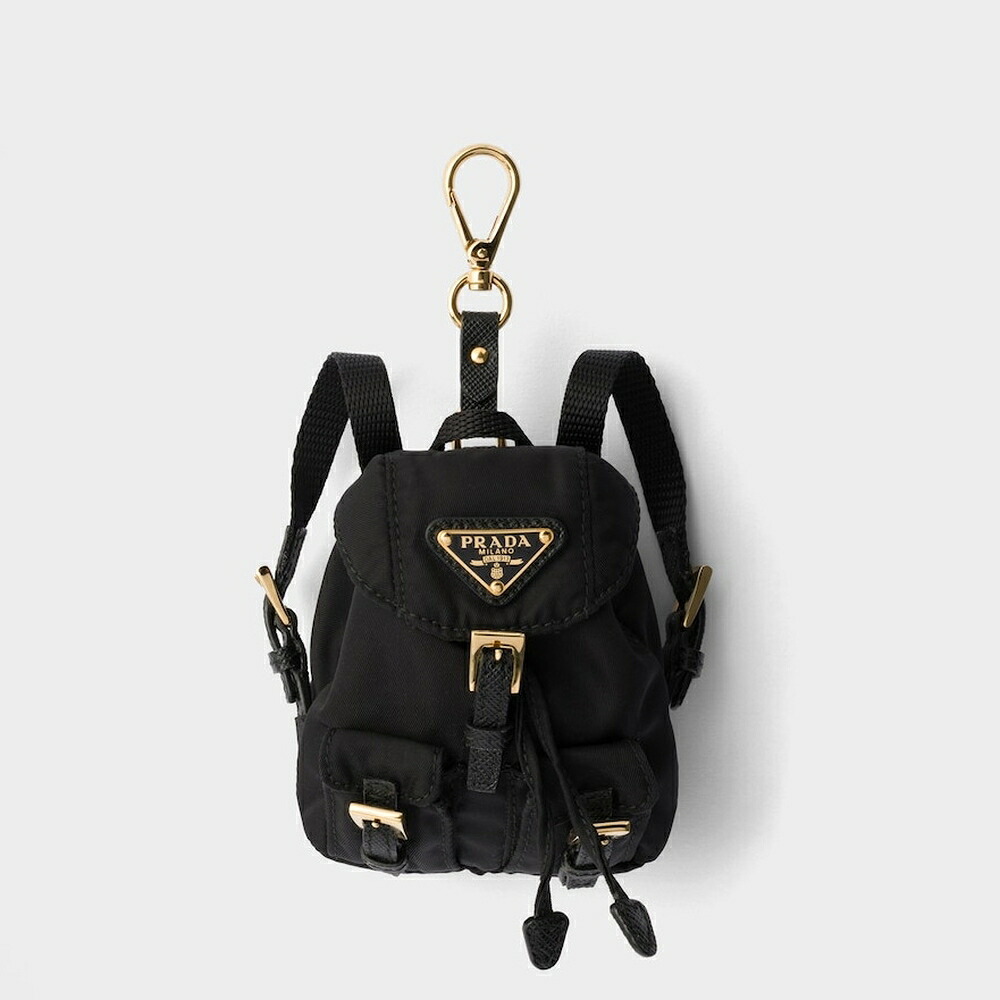 プラダ PRADA 2026春夏 レディース ミニアイコン Re-Nylon キーチェーン チャーム1TT205_2DMK_F0632【ブラック 】【送料無料】【正規品】|ブランドバッグ・雑貨CELEBRITY