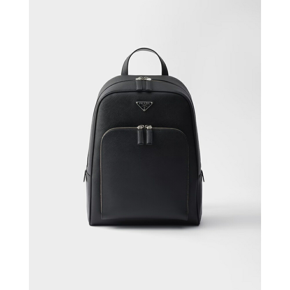 プラダ PRADA 2026秋冬 メンズ サフィアーノレザー バックパック【ブラック 】【送料無料】【正規品】|ブランドバッグ・雑貨CELEBRITY