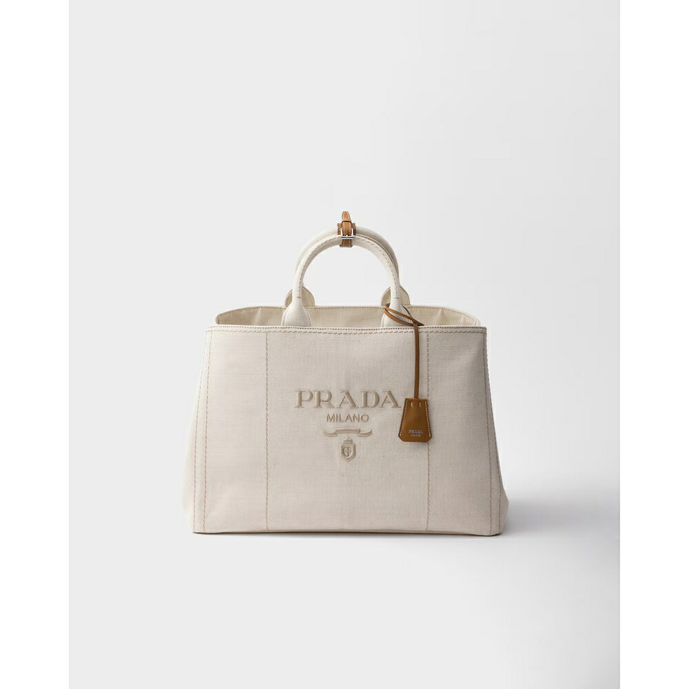 プラダ PRADA 2026秋冬 メンズ プラダ ジャルディニエール リネンブレンド トートバッグ【ナチュラル 】【送料無料】【正規品】|ブランドバッグ・雑貨CELEBRITY