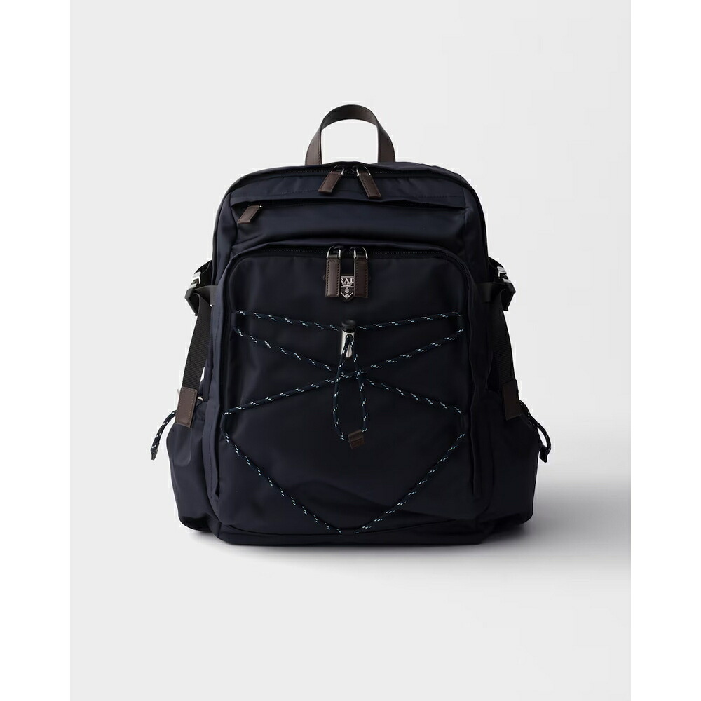 プラダ PRADA 2026秋冬 メンズ プラダ スピードロック Re Nylon レザー バックパック【ネイビー 】【送料無料】【正規品】｜ブランドバッグ・雑貨CELEBRITY