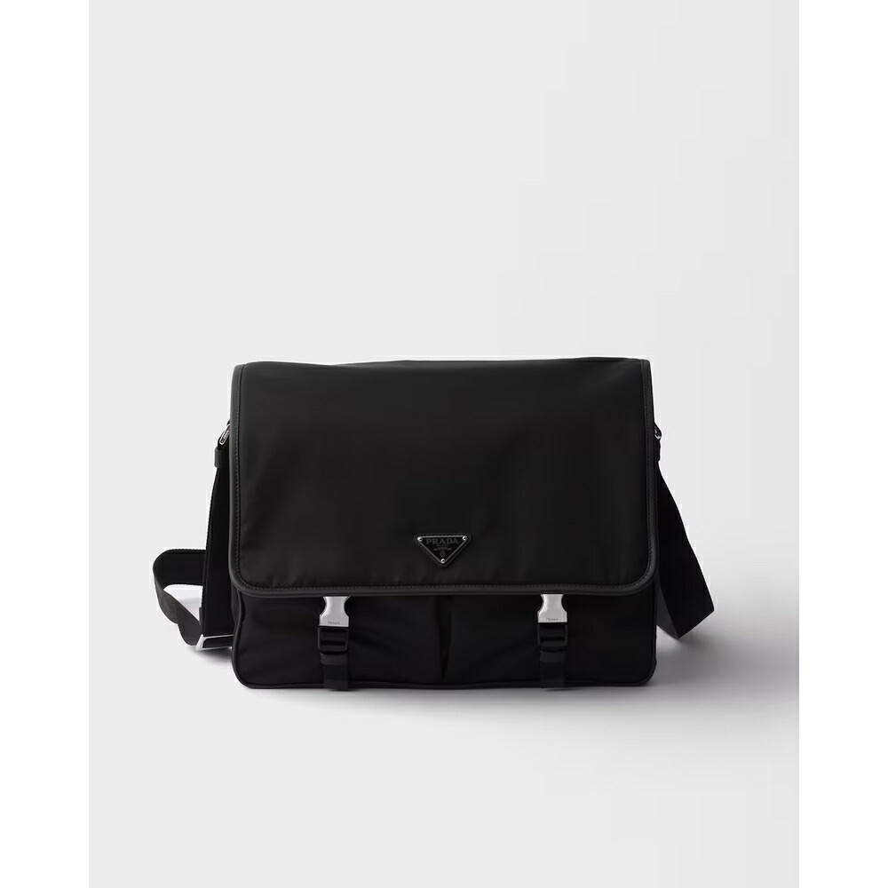 プラダ PRADA 2026秋冬 メンズ Re Nylon xサフィアーノレザー ショルダーバッグ【ブラック 】【送料無料】【正規品】|ブランドバッグ・雑貨CELEBRITY