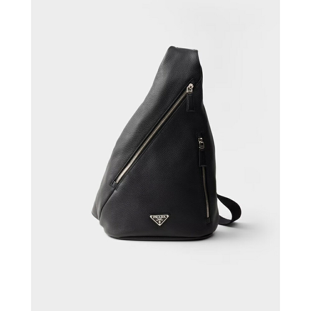 プラダ PRADA 2026秋冬 メンズ プラダ クロス ヴィッテロダイノレザー ワンショルダーバッグ【ブラック 】【送料無料】【正規品】|ブランドバッグ・雑貨CELEBRITY