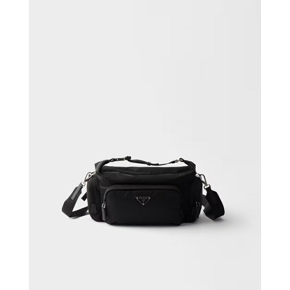 プラダ PRADA 2026秋冬 メンズ Re Nylon サフィアーノレザー ショルダーバッグ【ブラック 】【送料無料】【正規品】|ブランドバッグ・雑貨CELEBRITY