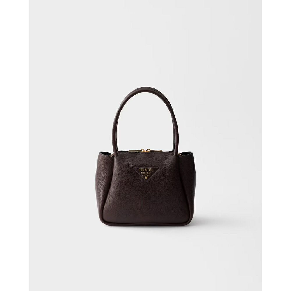 プラダ PRADA 2026秋冬 レディース リエゾン スモール レザー ハンドバッグ1BC145_2DKV_F05T8_V_SNM【ダークブラウン 】【送料無料】【正規品】|ブランドバッグ・雑貨CELEBRITY