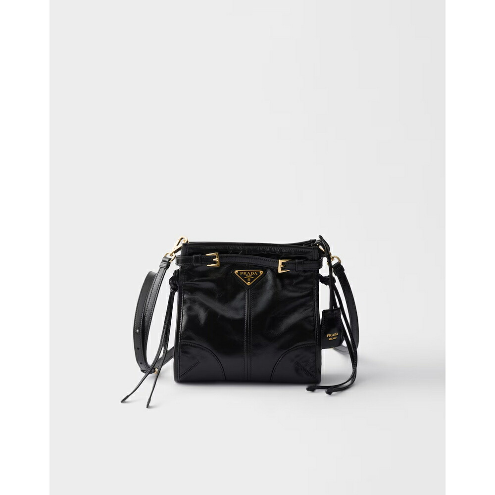 プラダ PRADA 2026秋冬 レディース ボニー レザー ミニ ショルダーバッグ1BH229_2CYR_F0002_V_OOM【ブラック 】【送料無料】【正規品】｜ブランドバッグ・雑貨CELEBRITY