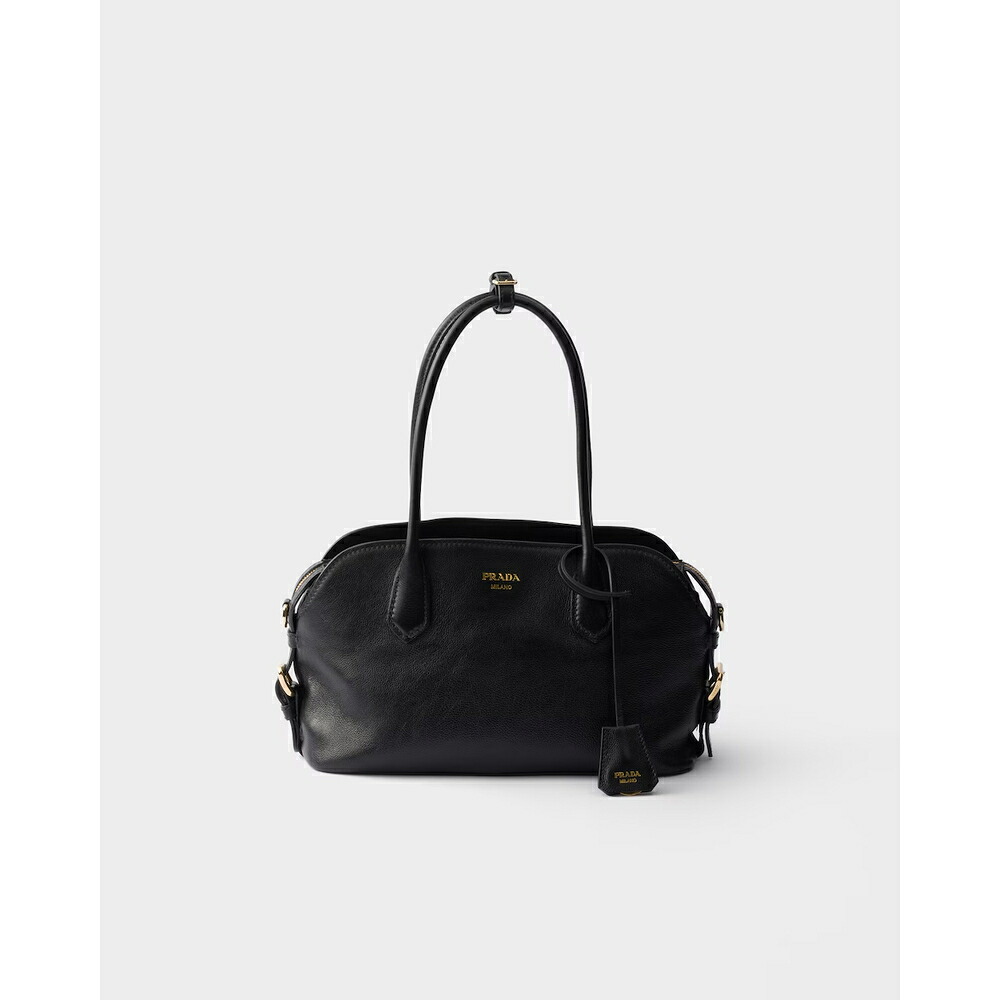 プラダ PRADA 2026秋冬 レディース シニェ ミディアム レザー トートバッグ1BG609_2HF2_F0002_V_DOO【ブラック 】【送料無料】【正規品】|ブランドバッグ・雑貨CELEBRITY