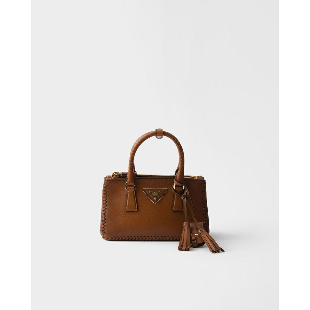 プラダ PRADA 2026秋冬 レディース ガレリア レザー ミニバッグ1BA916_2HMZ_F0046_V_BMI【コニャックブラウン 】【送料無料】【正規品】|ブランドバッグ・雑貨CELEBRITY