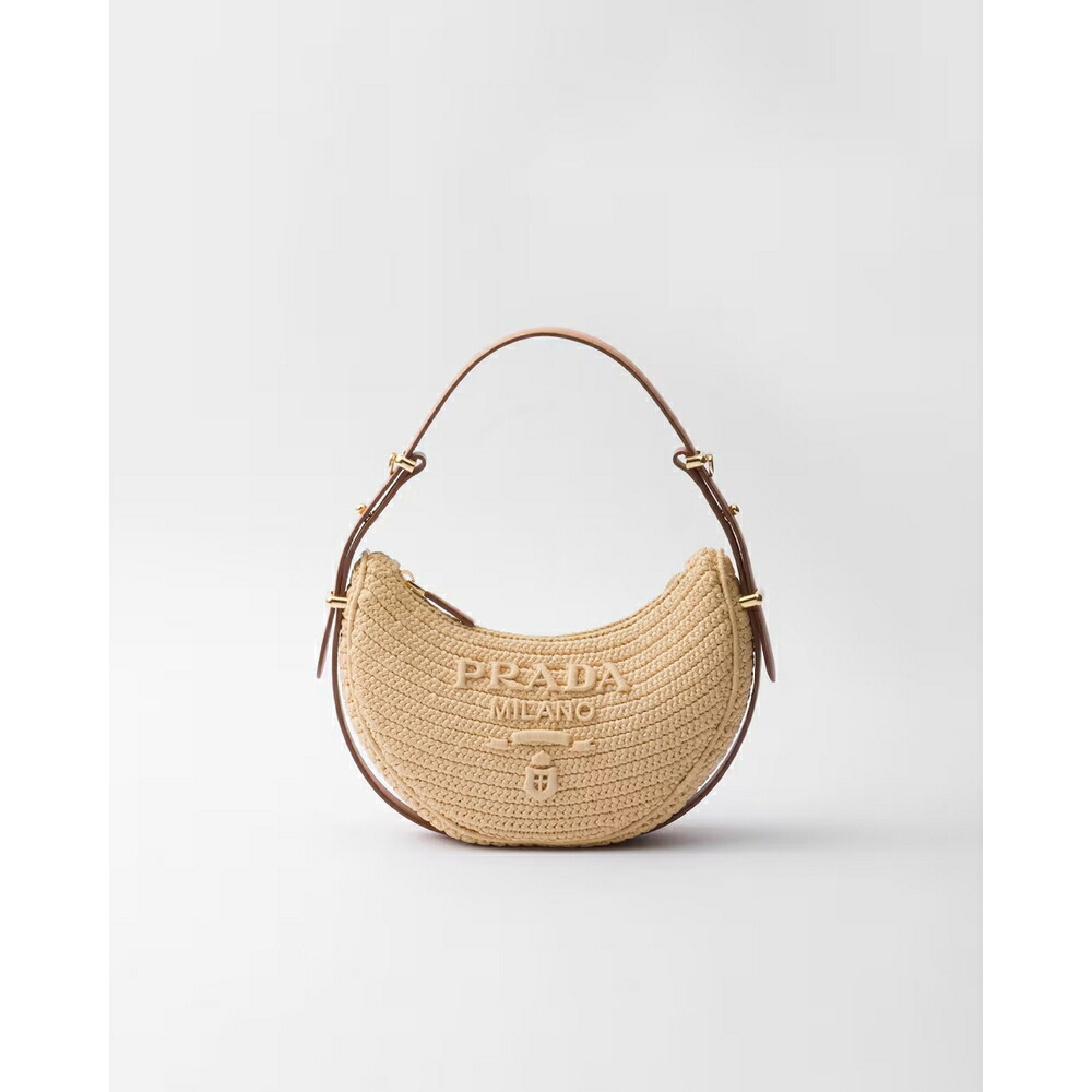 プラダ PRADA 2026秋冬 レディース アーケ クロシェ ショルダーバッグ1BC194_2M2T_F0018_V_OUO【ナチュラル 】【送料無料】【正規品】|ブランドバッグ・雑貨CELEBRITY