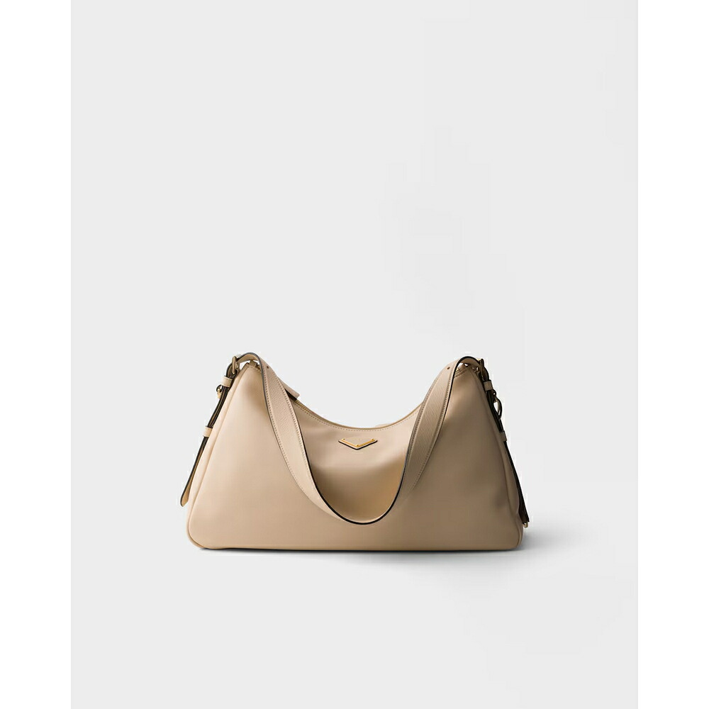 プラダ PRADA 2026秋冬 レディース エメ ラージ ソフトグレインレザー ショルダーバッグ1BC228_2CYS_F03MV_V_LVM【トラバーチン 】【送料無料】【正規品】|ブランドバッグ・雑貨CELEBRITY