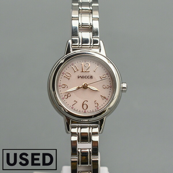 【中古】シチズン CITIZEN ウィッカ wicca ソーラーテック KH9-914-91 レディース 腕時計 時計｜腕時計本舗USED