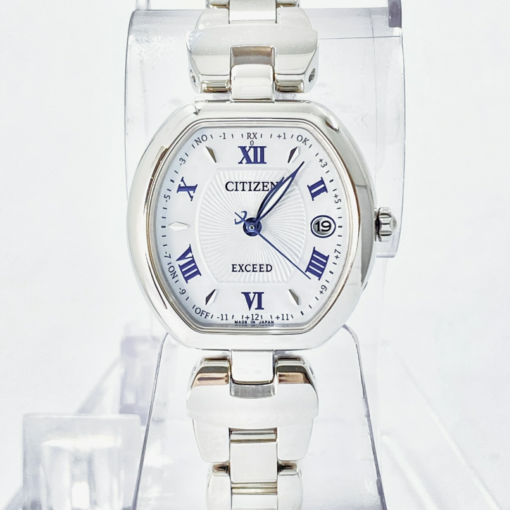 【在庫一掃SALE】売切れ御免★【中古】シチズン Cartier エクシード Titania Happy Flight エコ・ドライブ ソーラー 電波 ES9450-57A レディース 時計 腕時計 Bランク