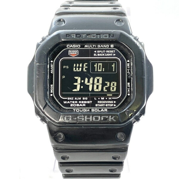 ジーショックGW-M5610U-1JF中古品 G-SHOCK GW-M5610U-1JF 電波ソーラー デジタル メンズ 腕時計 G
