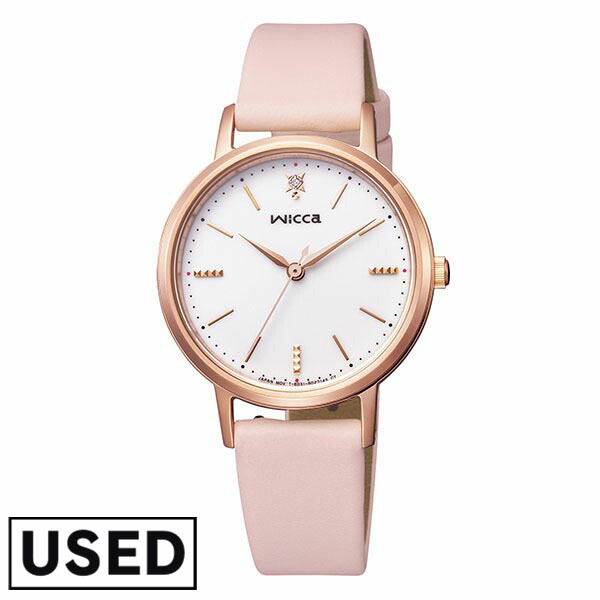 【中古】シチズン CITIZEN ウィッカ wicca KP5-166-14 レディース 腕時計 時計