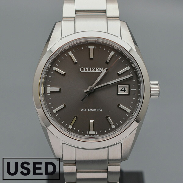 【中古】シチズン CITIZENコレクション CITIZENCOLLECTION NB1050-59H メンズ メカニカル グレー Cal.9011 機械式時計 シースルーバック 腕時計 時計