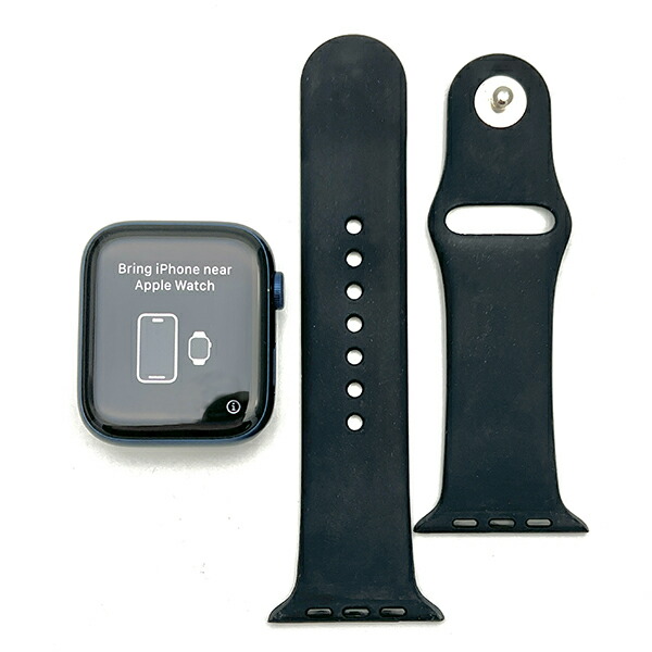 【在庫一掃SALE】売切れ御免★【中古】アップルウォッチ シリーズ6 Apple Watch 44mm バンドあり ディープネイビー 腕時計 時計
