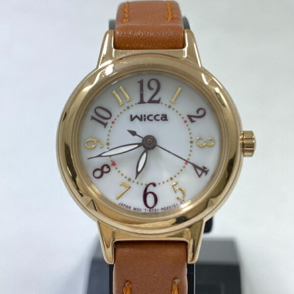 美品　CITIZEN シチズン　wicca ウィッカ　ソーラー時計　レディース wicca シチズン ウィッカ 時計 腕時計 レディース CITIZEN