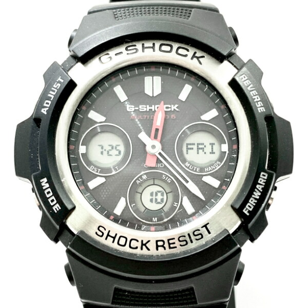 【中古】カシオ CASIO Gショック G-SHOCK MULTIBAND6(マルチバンド6 AWG-M100-1AJF メンズ 時計 腕時計 Bランク|腕時計本舗USED