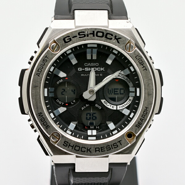 【中古】カシオ CASIO Gショック GST-W110-1AJF メンズ 時計 腕時計 クリーニング済み Cランク