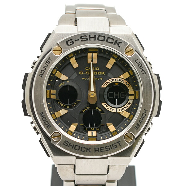 【在庫一掃SALE】売切れ御免★【中古】カシオ CASIO Gショック G-SHOCK G-STEEL GST-W110D-1A9JF 腕時計 時計｜腕時計本舗USED