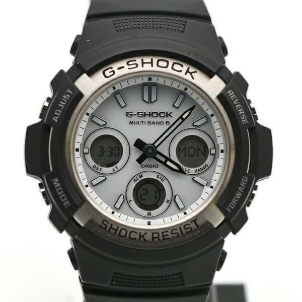 【中古】カシオ CASIO Gショック AWG-M100S-7AJF メンズ 時計 腕時計 Bランク