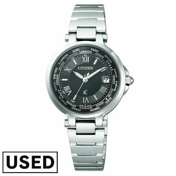 【中古】シチズン CITIZEN クロスシー XC ソーラー電波 EC1010-57F レディース 腕時計 時計