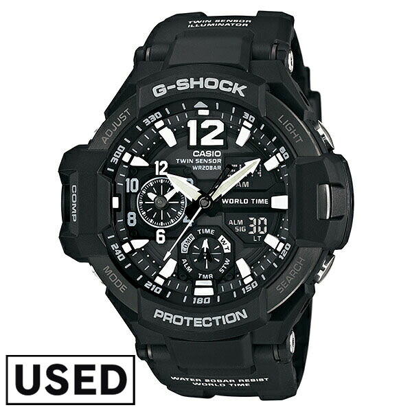 【中古】カシオ CASIO G-SHOCK Ｇショック スカイコックピット GA-1100-1AJF メンズ 腕時計 時計