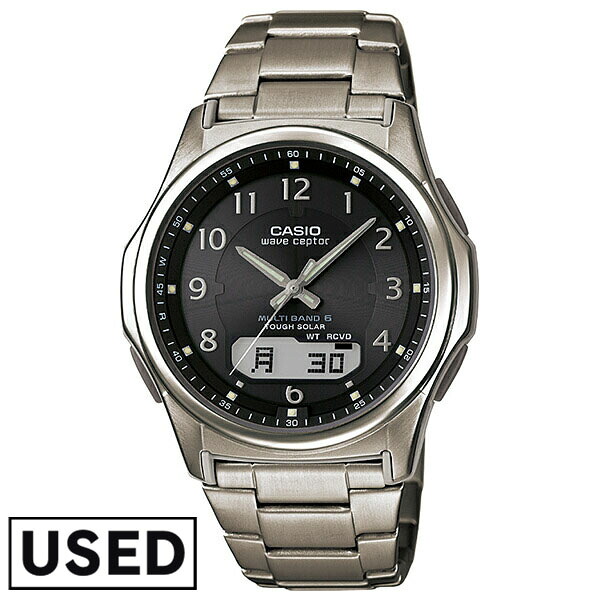 【中古】カシオ CASIO ウェブセプター WAVECEPTOR ソーラー電波 WVA-M630TDE-1AJF メンズ 腕時計 時計